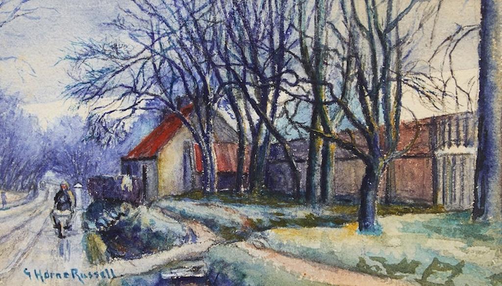 George Horne Russell (1861-1933) - Along the Road