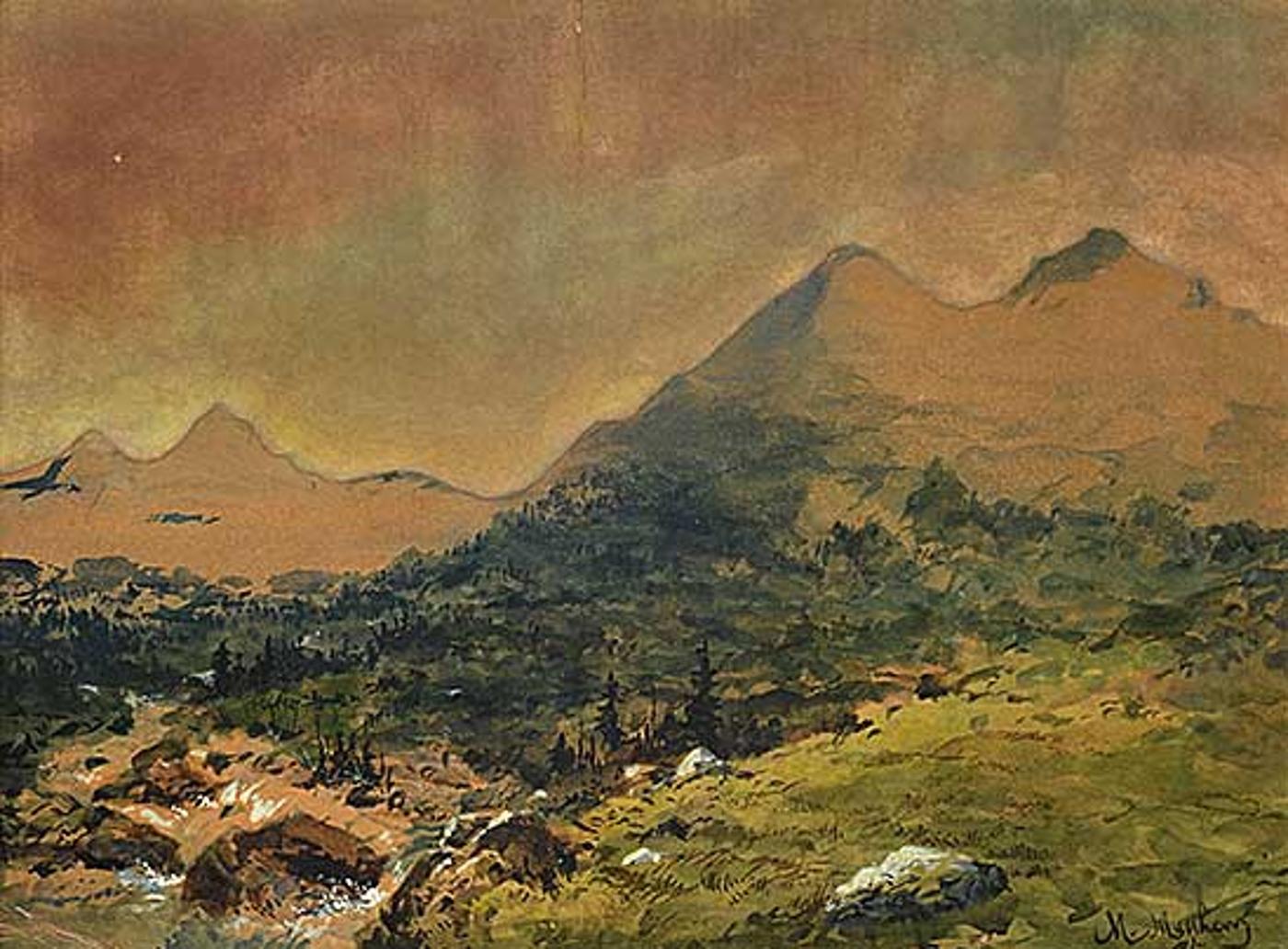 Marmaduke Matthews (1837-1913) - Stream Through the Mountains