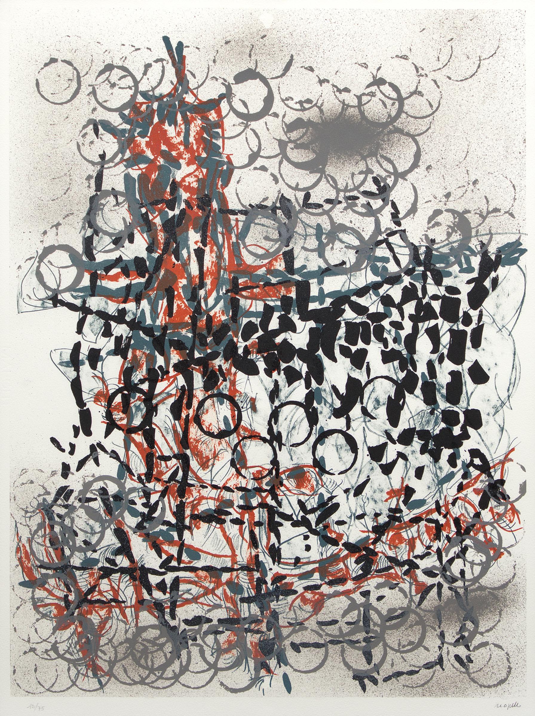 Jean-Paul Riopelle (1923-2002) - Un coude , 1977