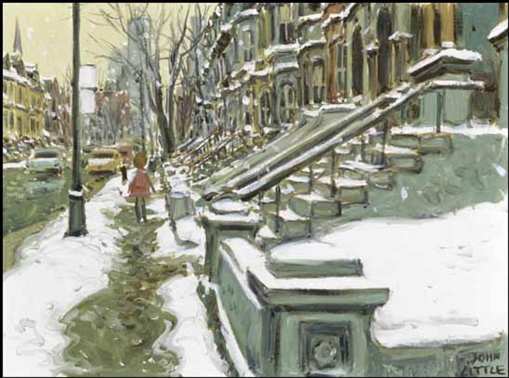 John Geoffrey Caruthers Little (1928-2024) - Dorchester St. et des Seigneur's, Montreal