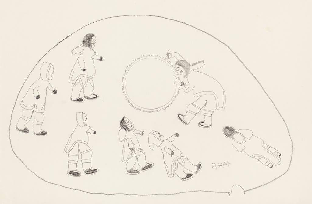 Mark Emerak (1901-1983) - Untitled (Drum Dance)