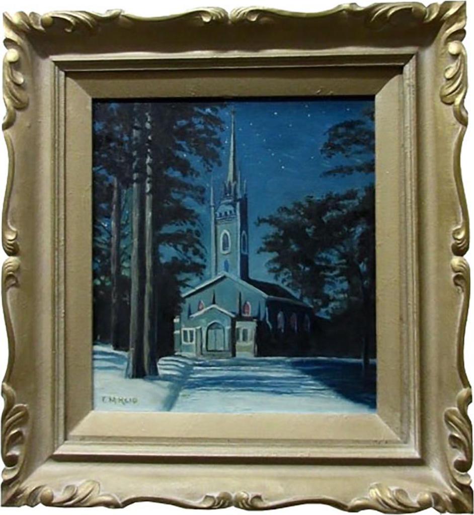 E.M. Reid - St. George’S Anglican Church, Islington, Ont. Winter Creek Study