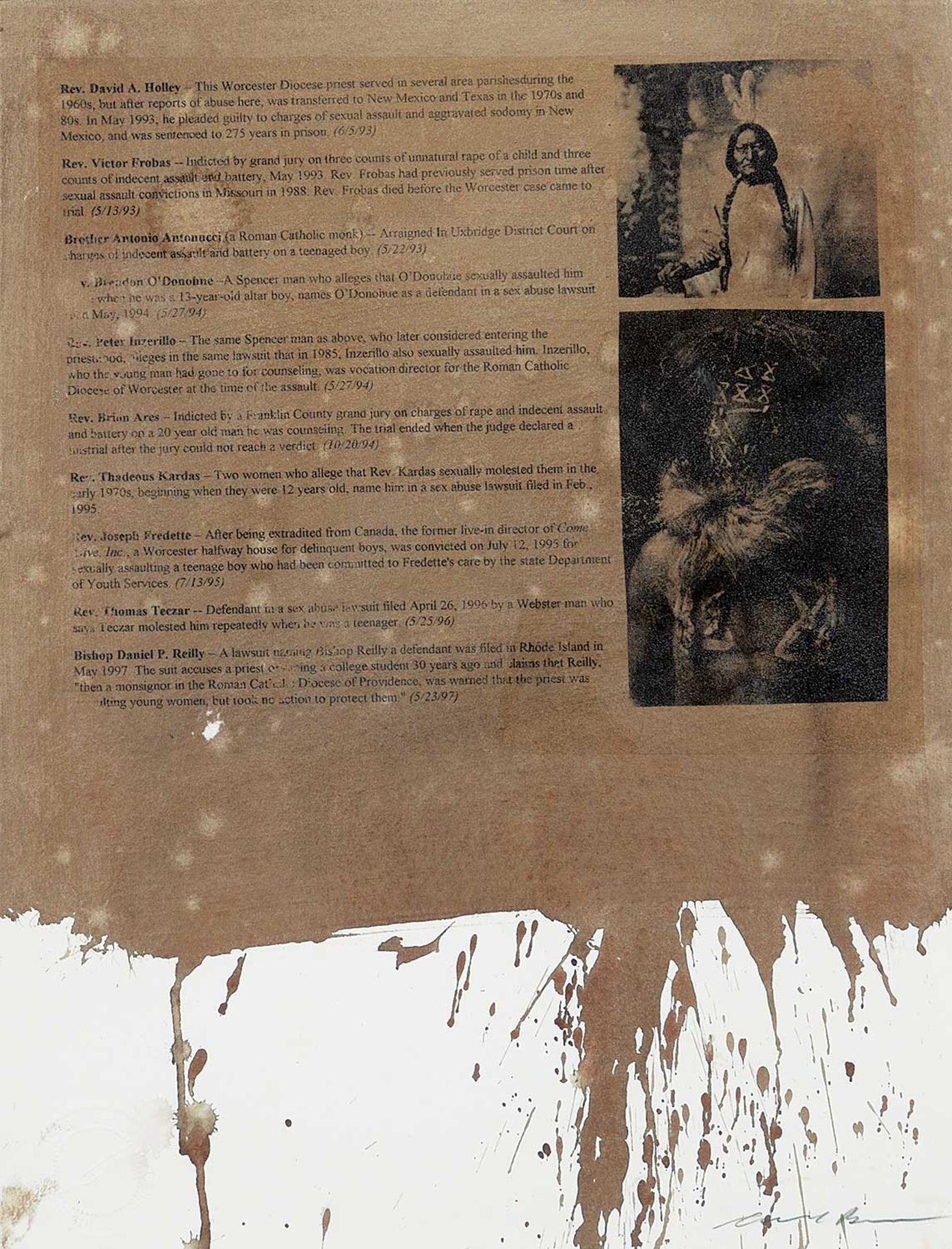 Carl Beam (1943-2005) - Untitled - Book Collage