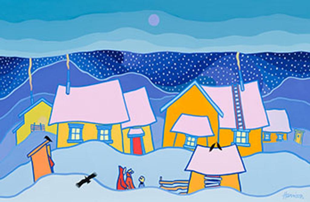 Ted Harrison (1926-2015) - Peaceful Village