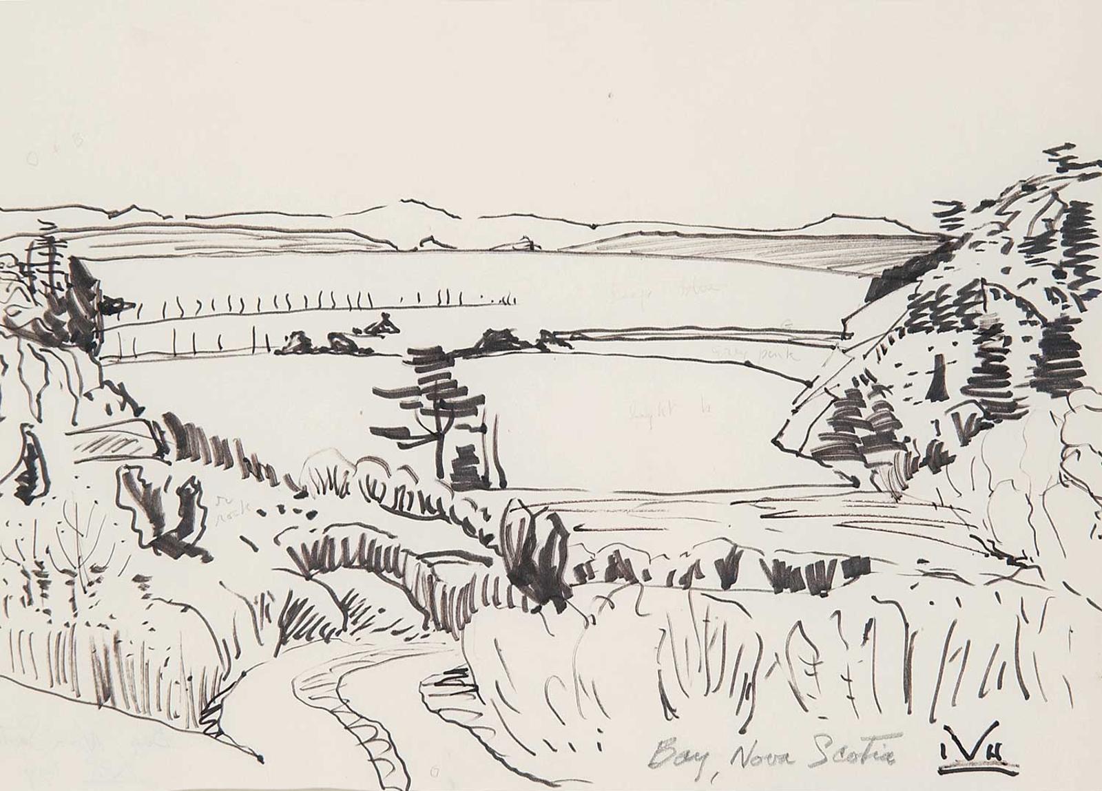 Illingworth Holey (Buck) Kerr (1905-1989) - Bay, Nova Scotia