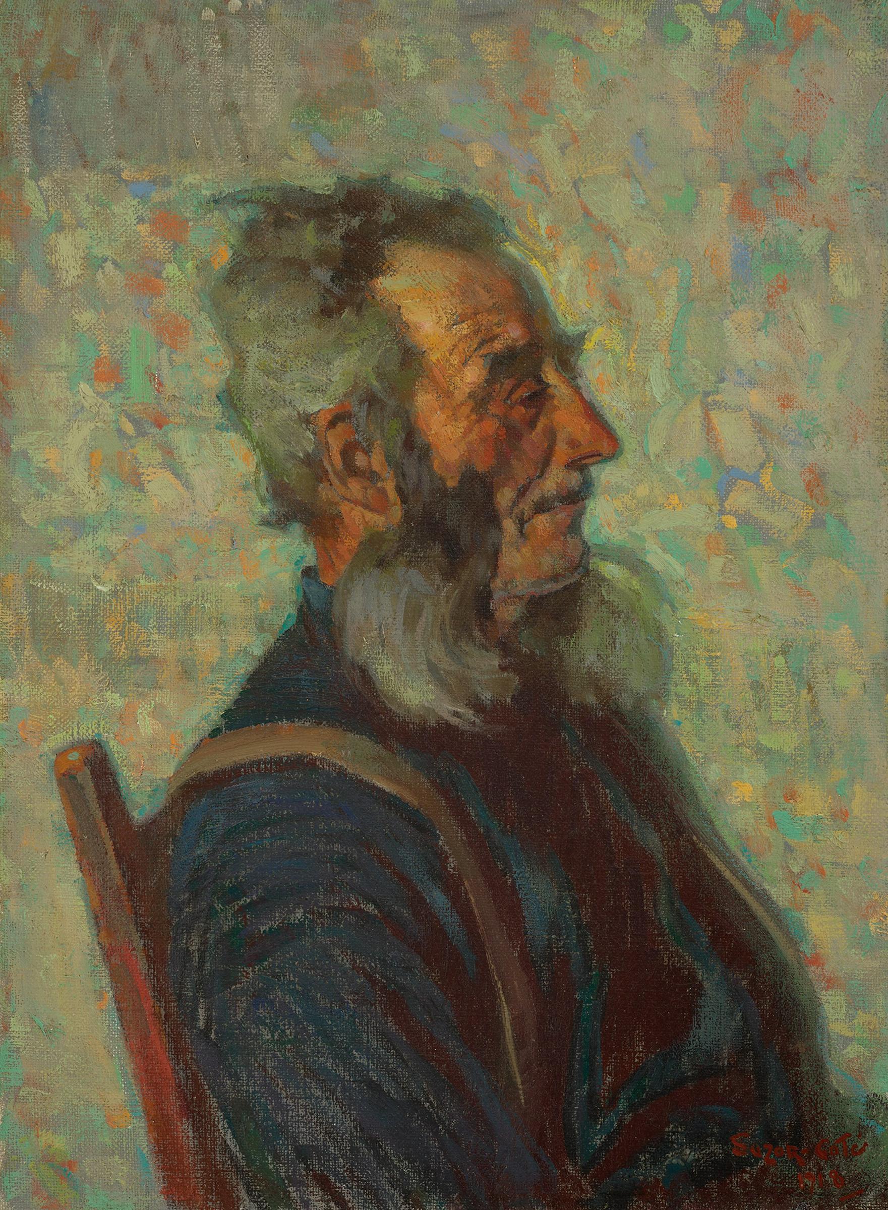 Marc-Aurèle de Foy Suzor-Coté (1869-1937) - Old Pioneer/Jean-Baptiste Cholette, 1918