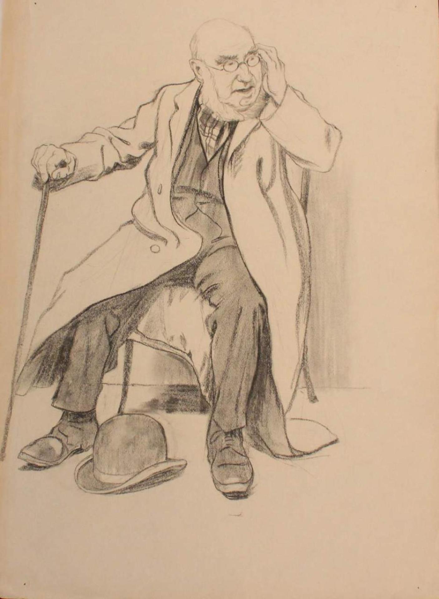 William George Storm Storm (1882-1917) - Two Figural Drawings and a Still Life