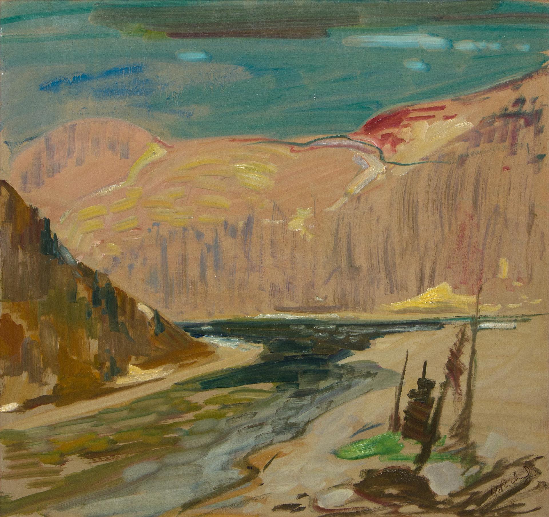 René Jean Richard (1895-1982) - Rivière Malbaie, -