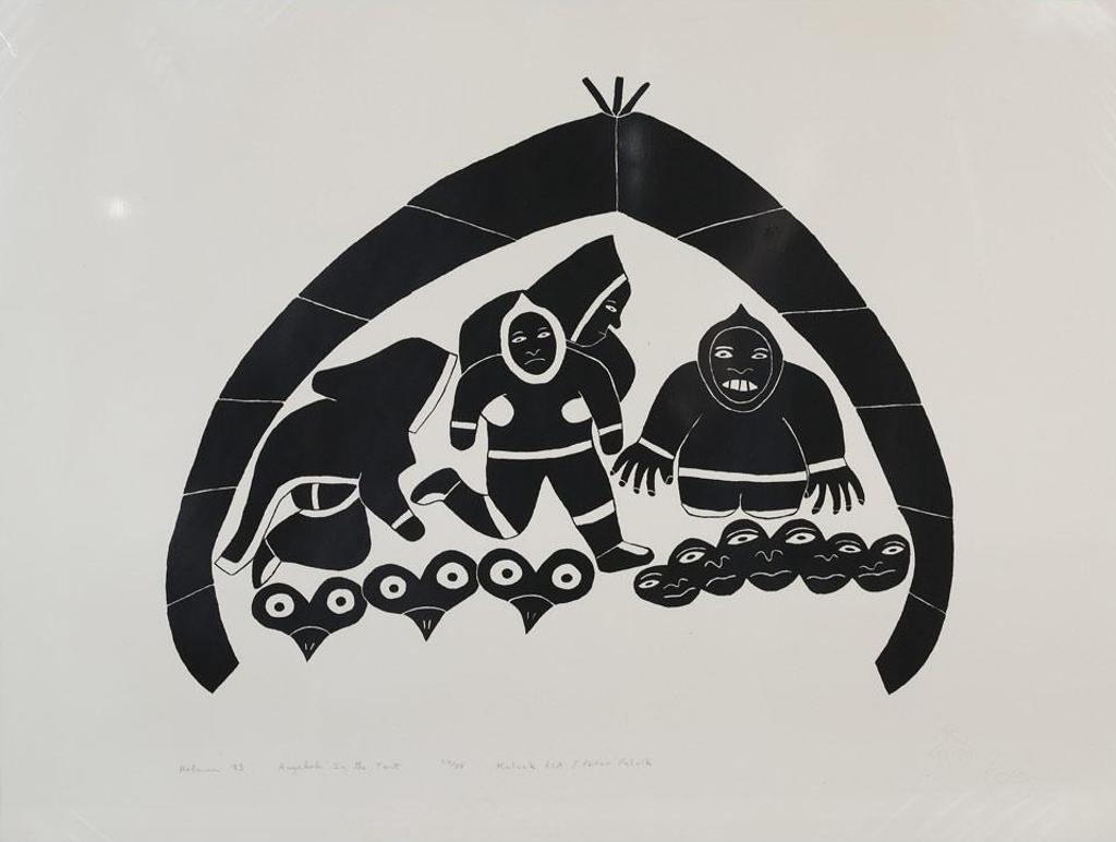 Helen Mabel Nigiyok Kalvak (1901-1984) - Angekok In The Tent