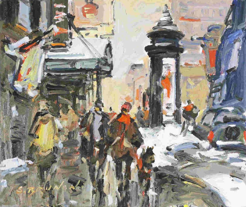 Serge Brunoni (1938-2020) - Montreal, Rue Ste. Catherine