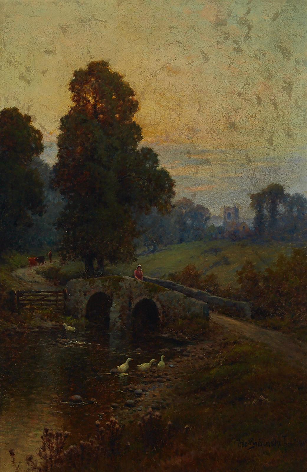 Alfred Fontville de Breanski Jr (1877-1957) - Near Allport Derbyshire