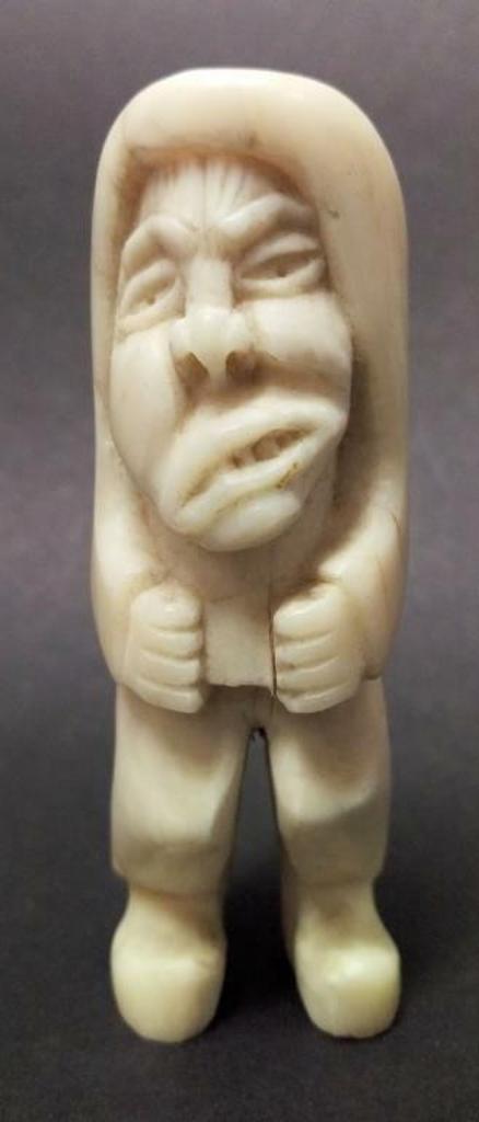 Ole Kreutzmann (1898-1983) - Tupilak,  Figure with Enlarged Features, c.1930-1950