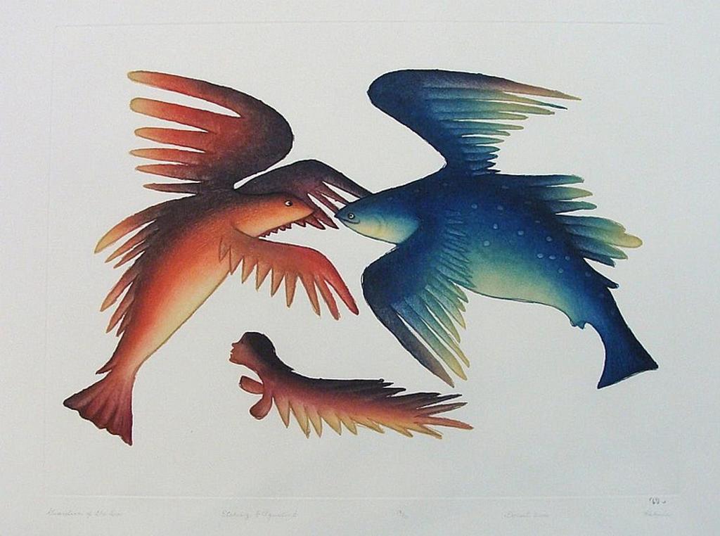 Kakulu Saggiaktuk (1940) - Cape Dorset Guardian of the Sea