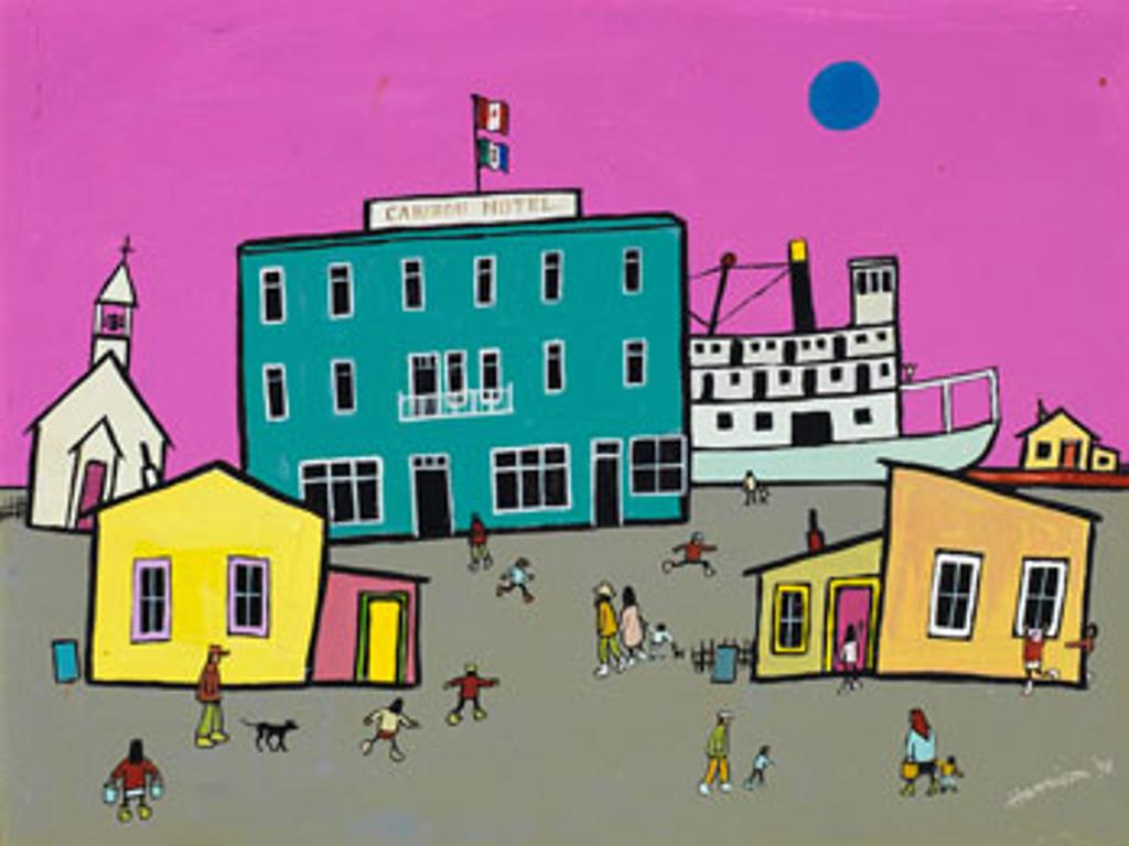 Ted Harrison (1926-2015) - Around the Caribou