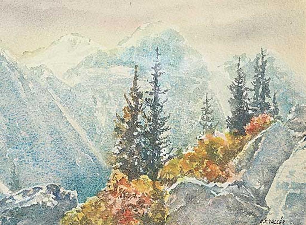Armand Frederick Vallee (1921-2009) - Untitled - Mountainscape