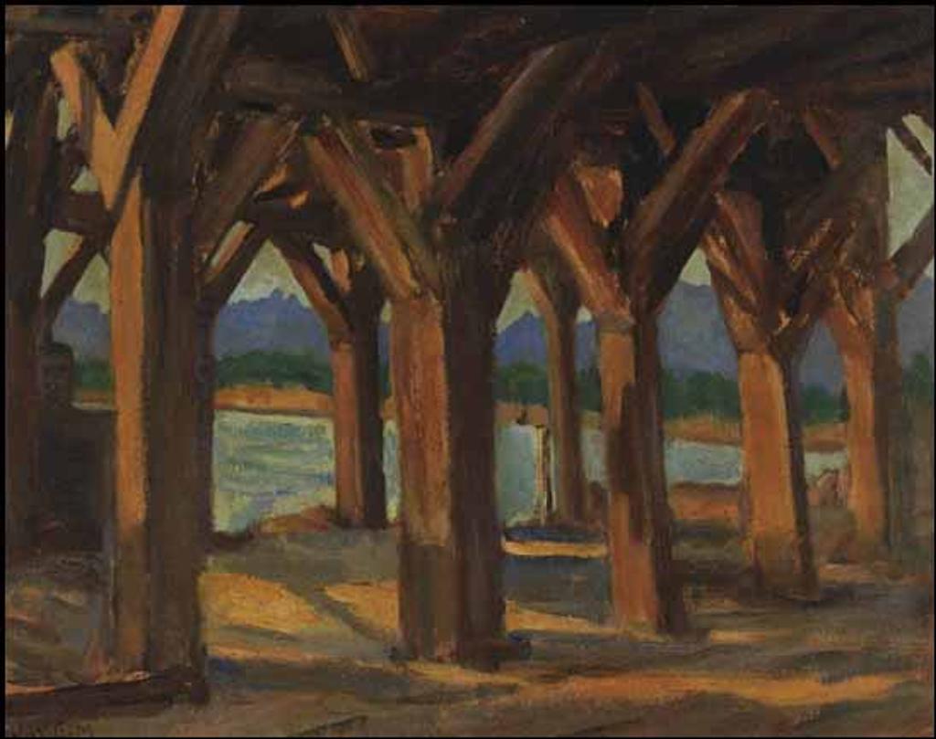 James (Jock) Williamson Galloway MacDonald (1897-1960) - Sunday Evening, North Vancouver
