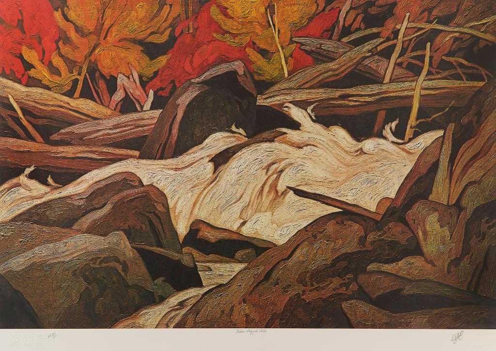 Alfred Joseph (A.J.) Casson (1898-1992) - Below Ragged Falls; Winter Sun; Sunshine After Rain