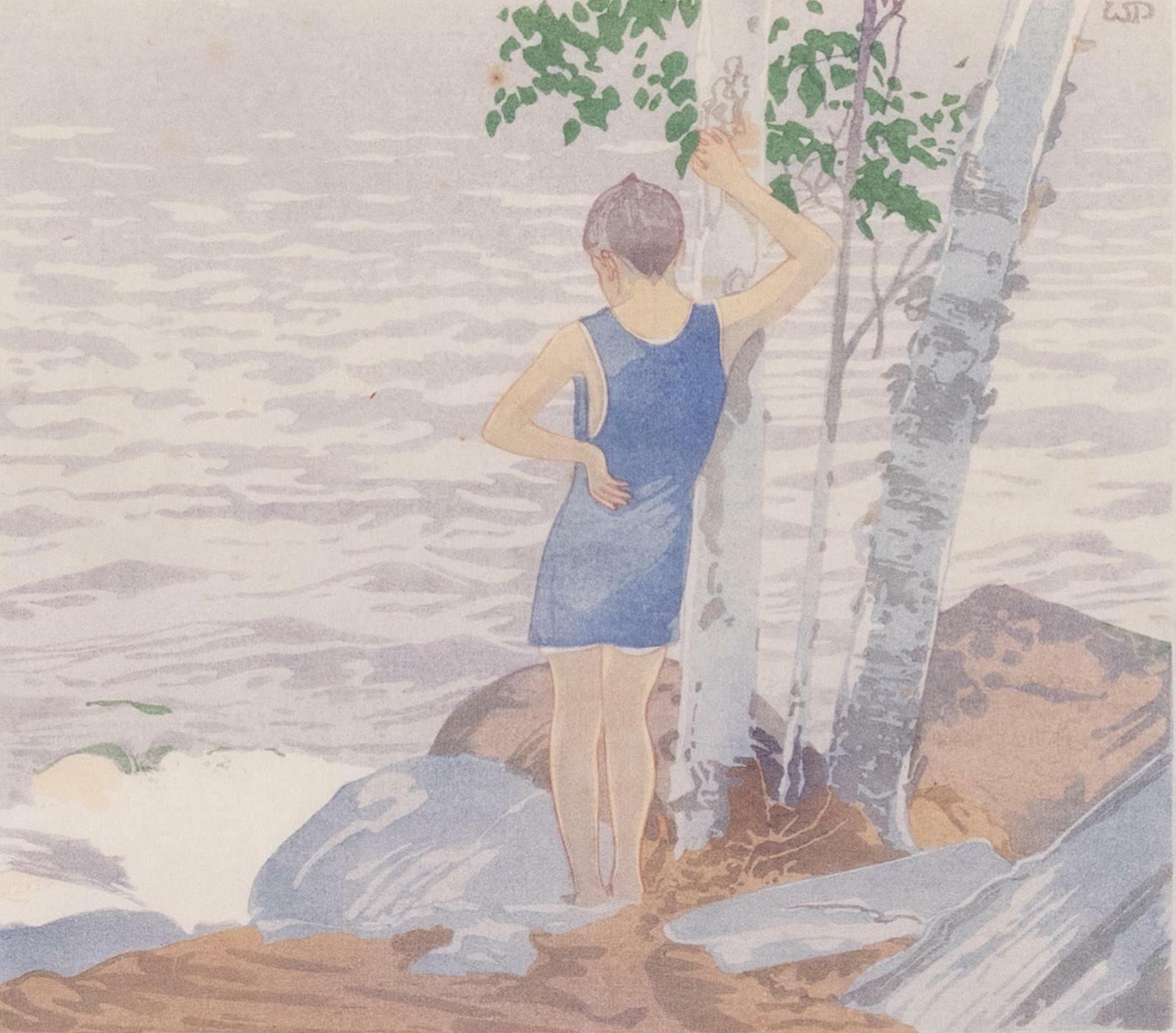 Walter Joseph (W.J.) Phillips (1884-1963) - THE BATHER (NO. 2); 1927