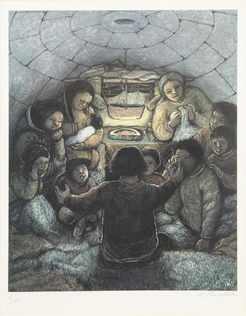 William Kurelek (1927-1977) - A Winter Past Time