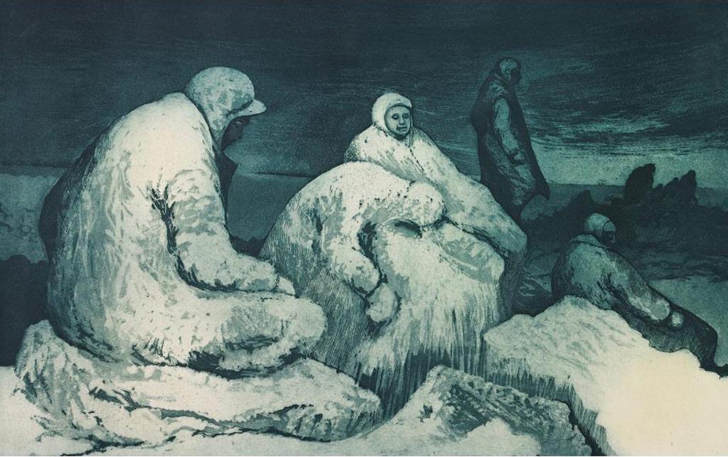 David Lloyd Blackwood (1941-2022) - Kean’S Men Waiting For The S.S. Bellaventure