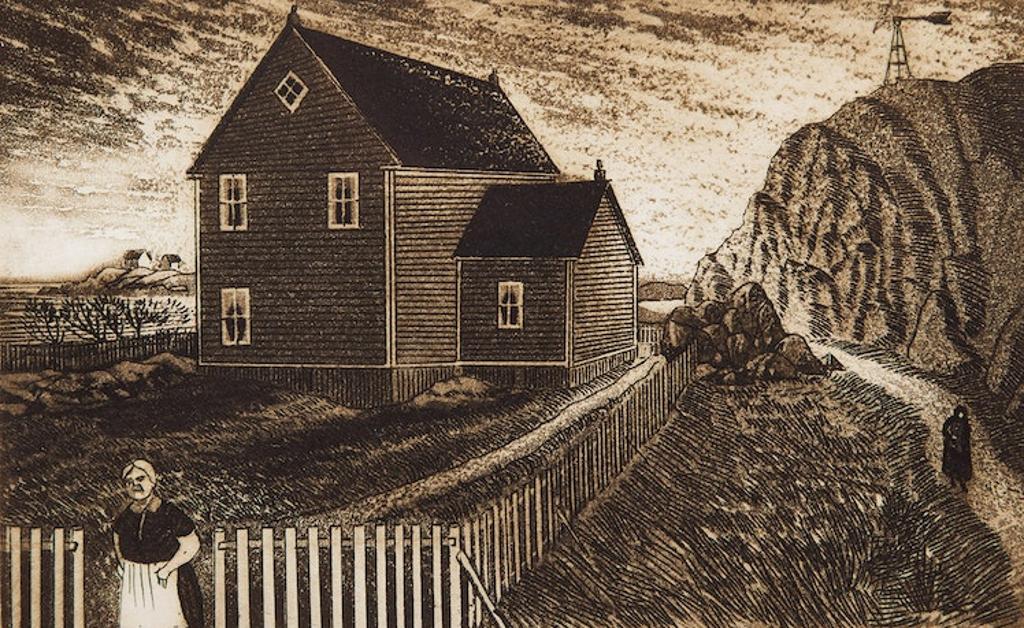 David Lloyd Blackwood (1941-2022) - Gram Glover’s House on Bragg’s Island