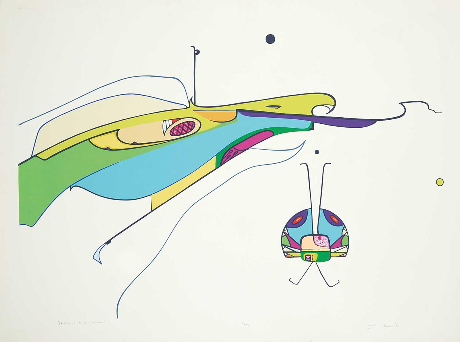 Alex Simeon Janvier (1935-2024) - EP-069 Eagle Insect #17/49