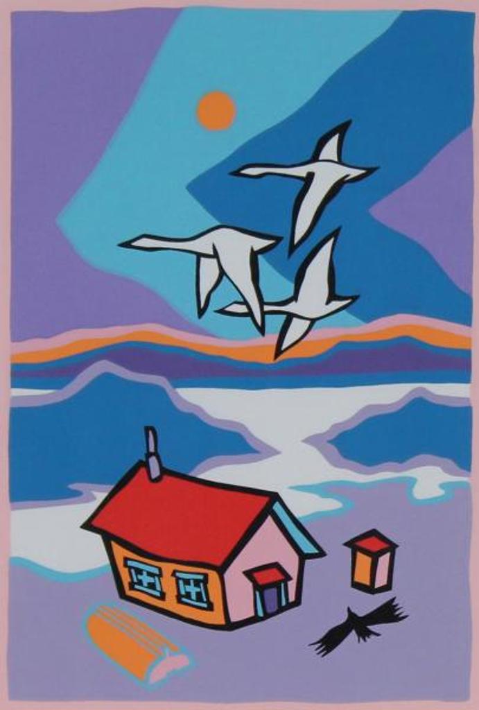Ted Harrison (1926-2015) - FLIGHT; 1985
