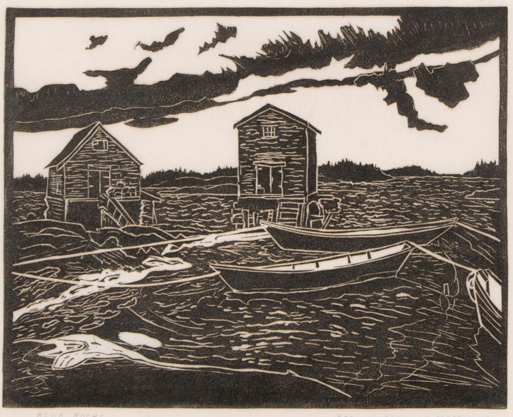 Bernice Fenwick Martin (1902-1999) - Blue Rocks