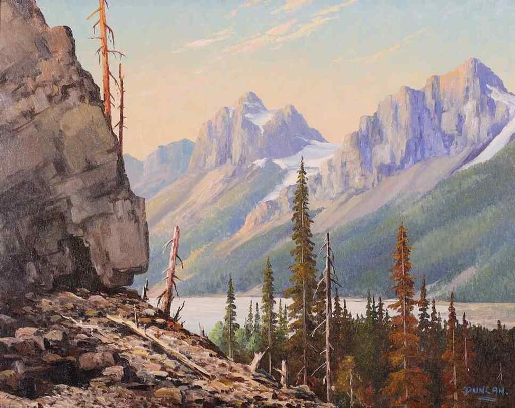 Duncan Mackinnon Crockford (1922-1991) - Spray Lake; 1960