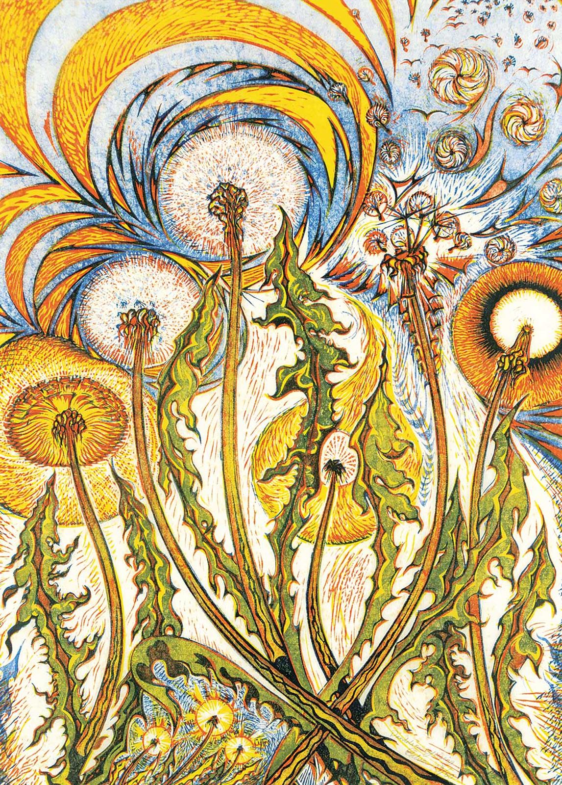 Richard Calver (1946-2021) - Dandelion Rejoicing #29/50