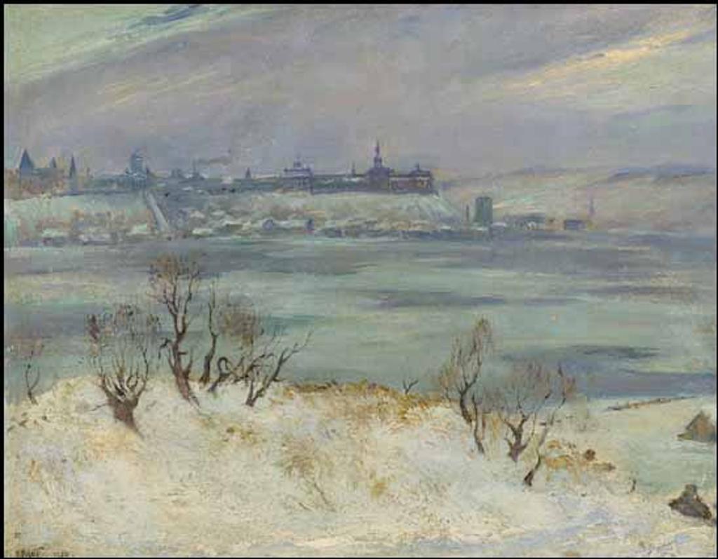 Robert Wakeham Pilot (1898-1967) - Quebec City from Levis