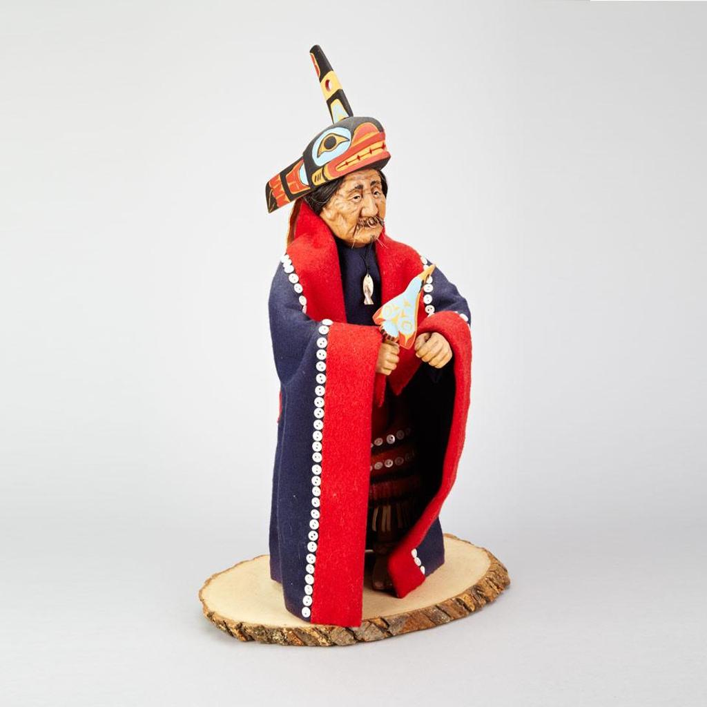 Shona-Hah (1912-1997) - Shaman Adorned With Button Blanket