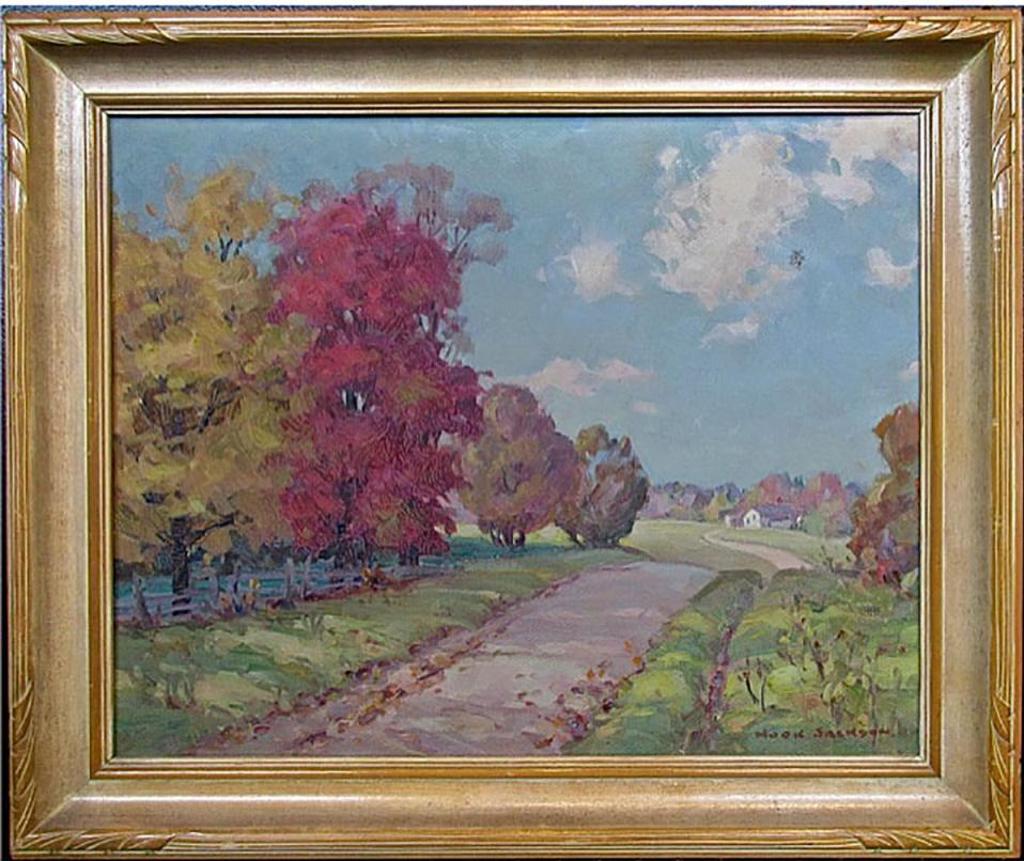Erna Nook Jackson (1886) - Untitled (Road To Farm)