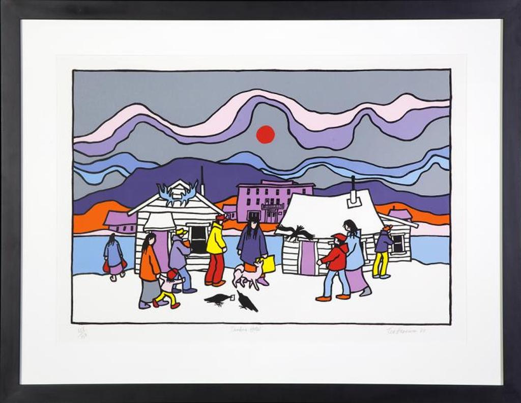 Ted Harrison (1926-2015) - Caribou Hotel