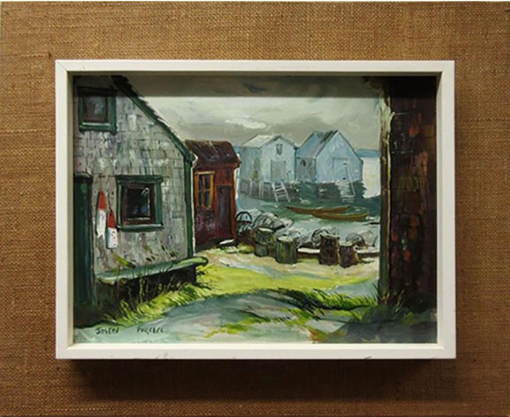 Joseph Douglas Purcell (1927-2015) - Untitled (Fishing Huts)