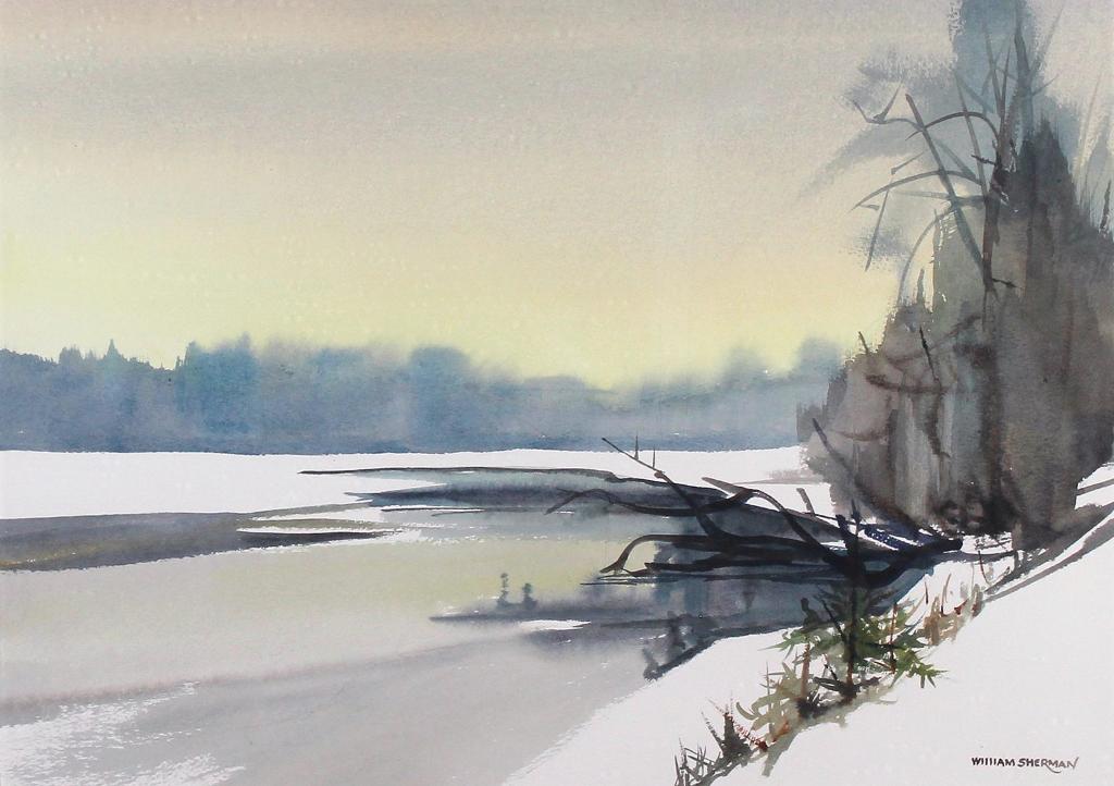 William (Bill) Sherman (1919-2003) - Spring Feeling (Haliburton); 1989