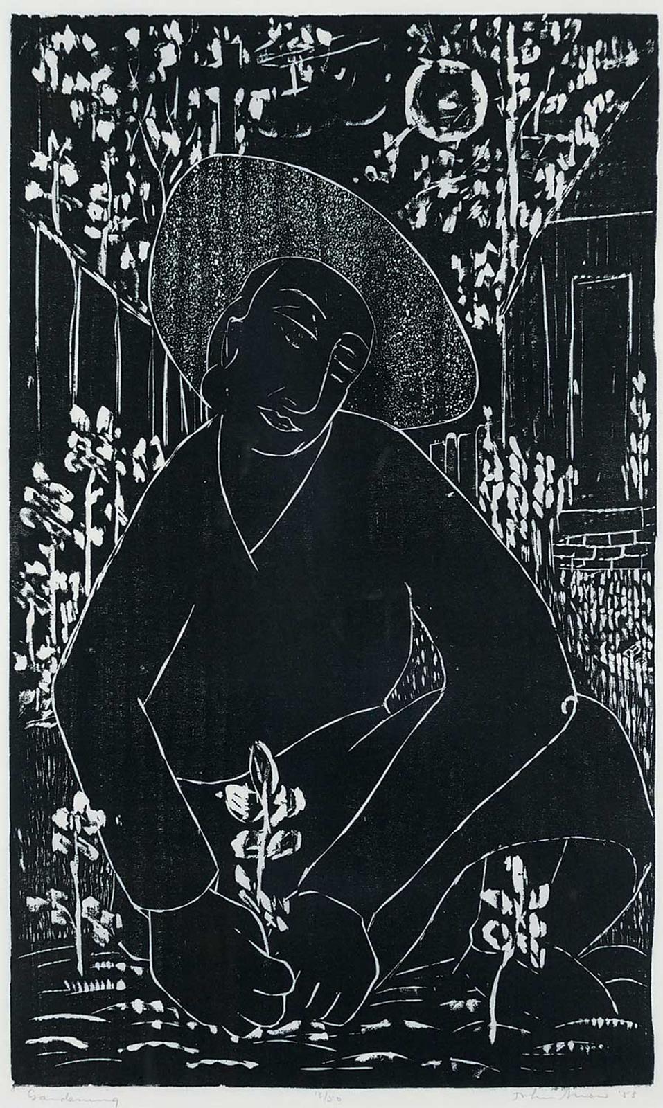 John Harold Thomas Snow (1911-2004) - Gardening  #13/50