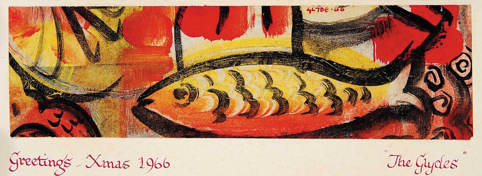 Henry George Glyde (1906-1998) - Untitled - Still Life with Fish