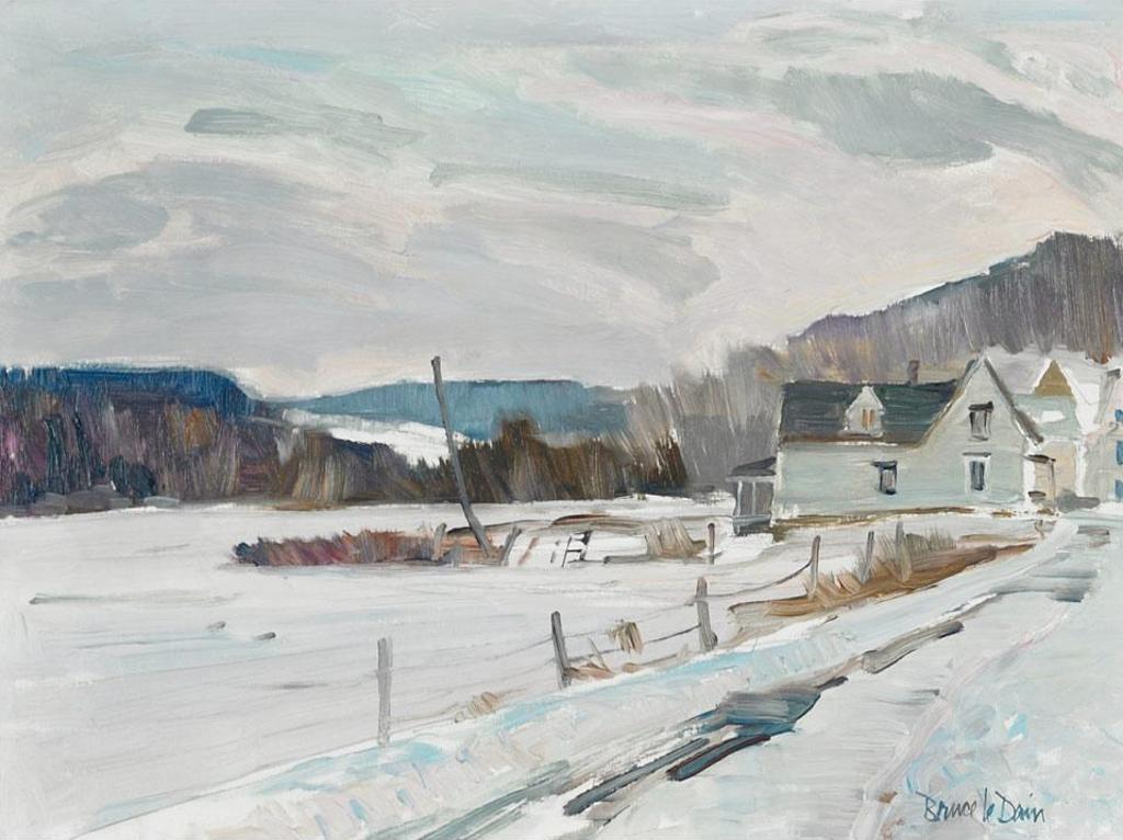Bruce Le Dain (1928-2000) - Twilight Near Capelton, Que., 1974