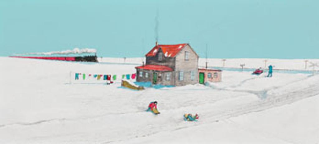 William Kurelek (1927-1977) - Section Foreman's Home, Southern Alberta