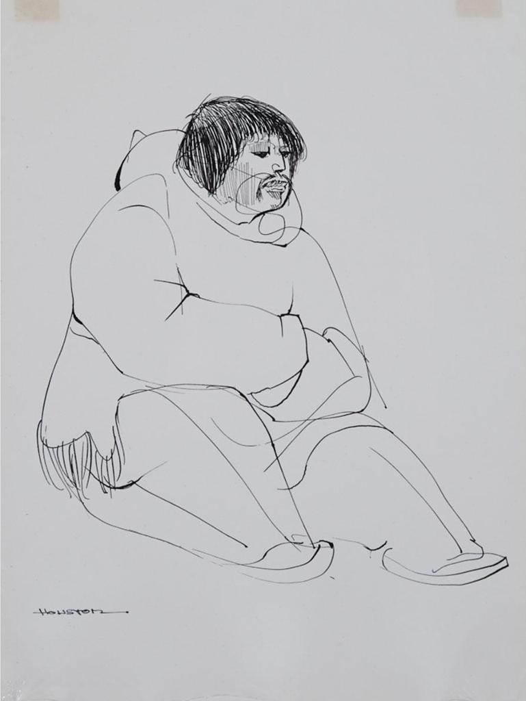 James Archibald Houston (1921-2005) - Seated Inuk