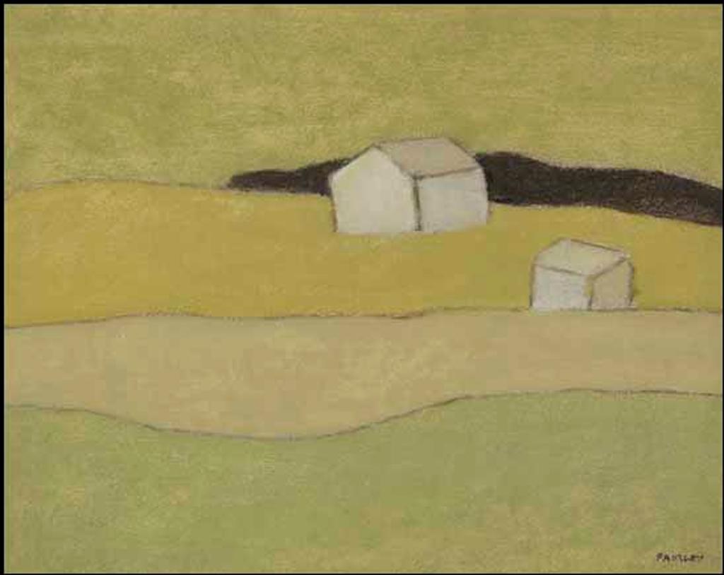 Barker Fairley (1887-1986) - Landscape with Houses