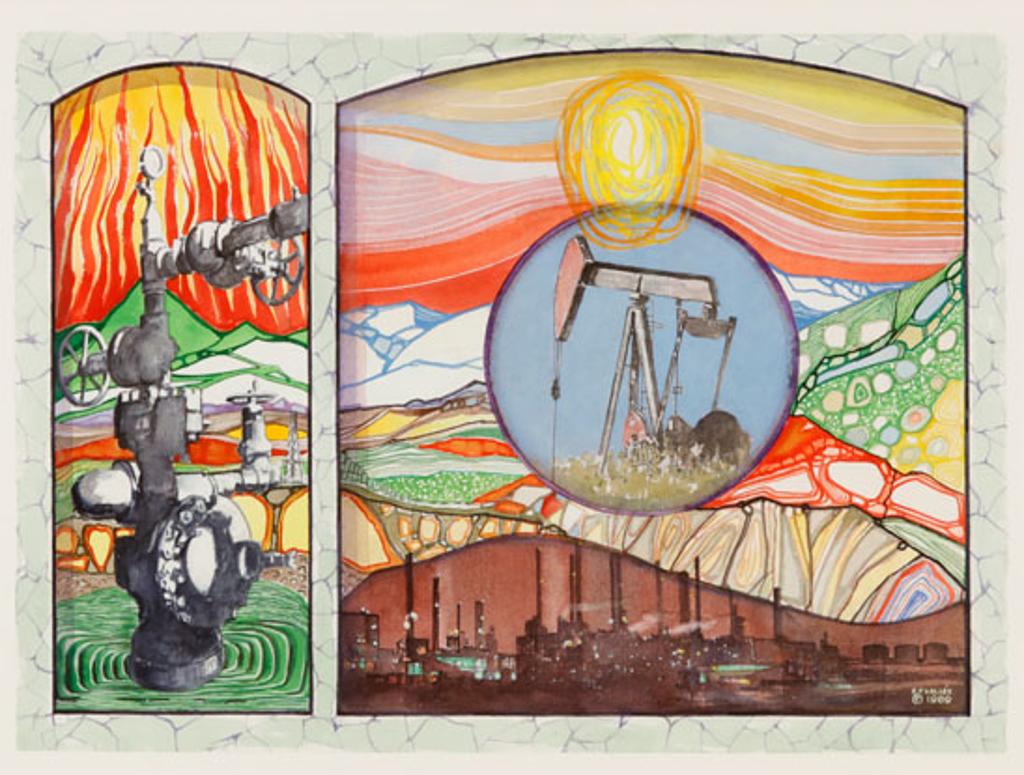 Armand Frederick Vallee (1921-2009) - Refinery (03142/275)