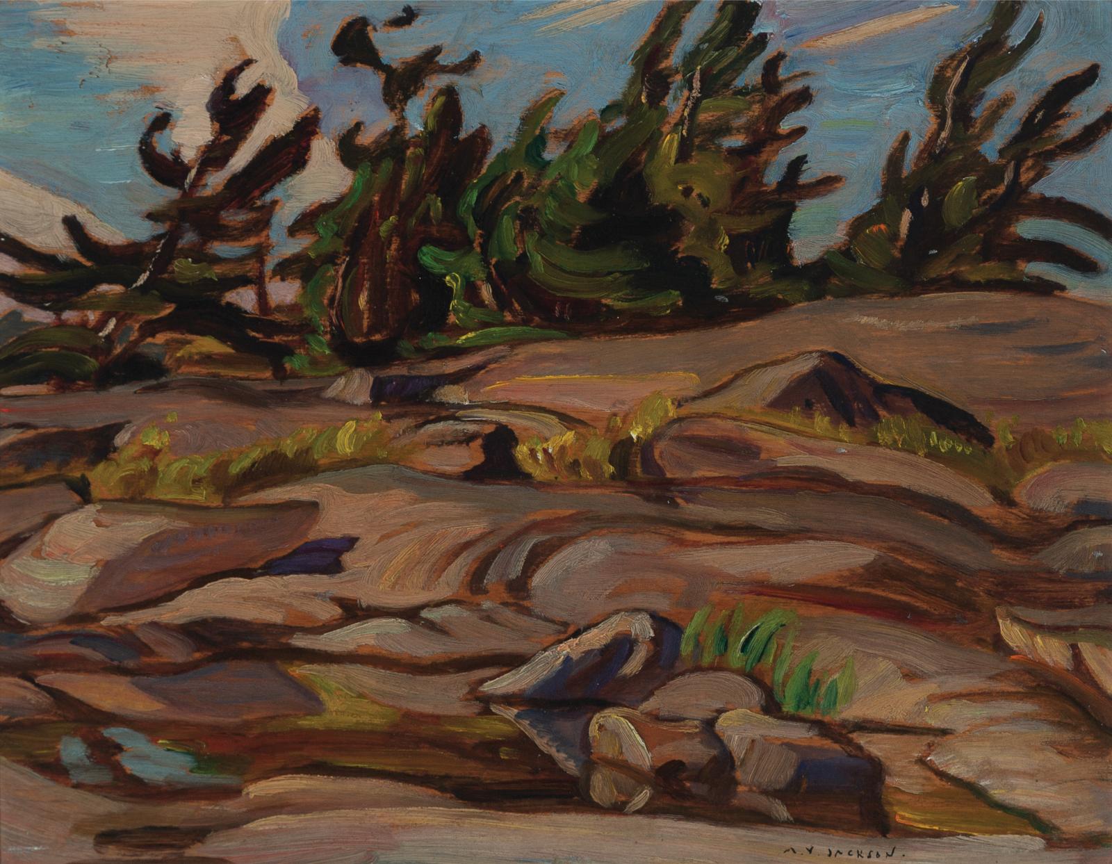 Alexander Young (A. Y.) Jackson (1882-1974) - Pine Island, Georgian Bay