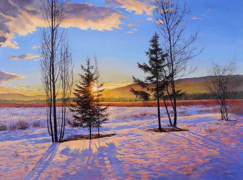Andrew Kiss (1946) - Evening Glow; 2006