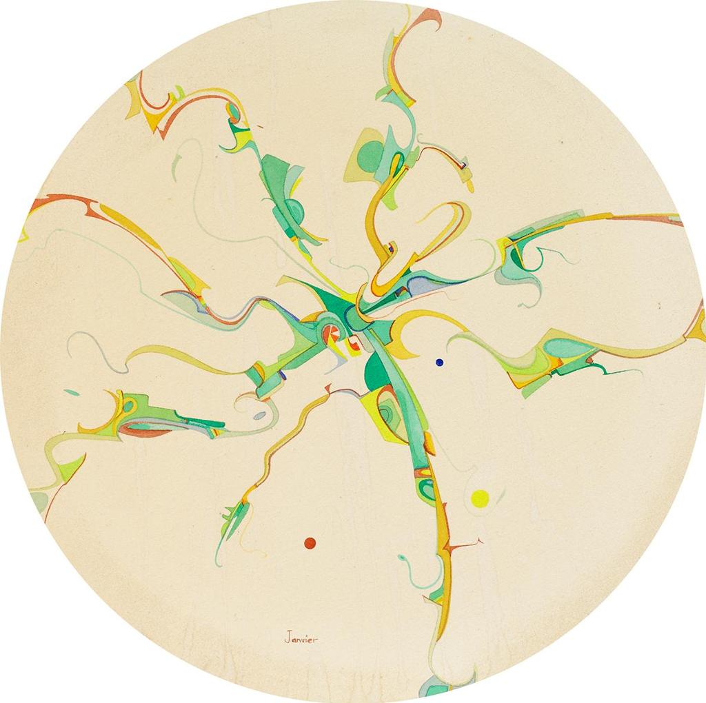 Alex Simeon Janvier (1935-2024) - Disturbing Lake