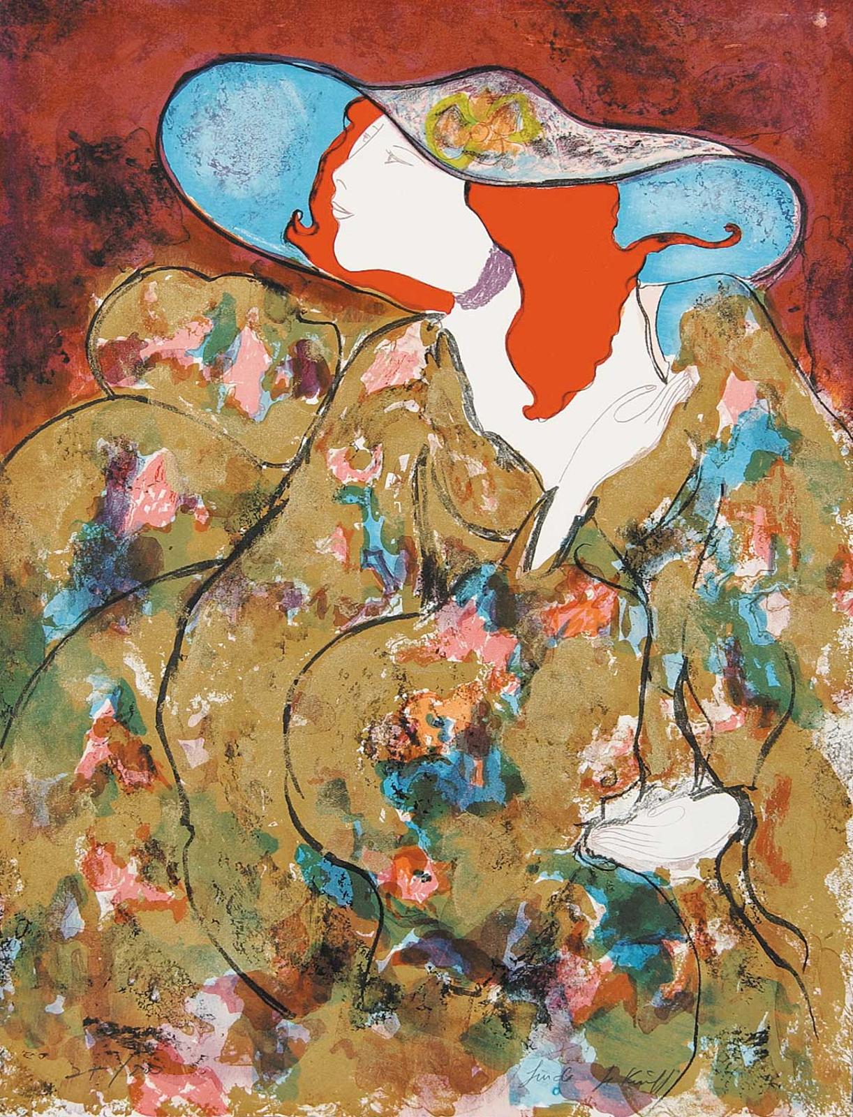 Linda Le Kinne - Untitled - Redhead with Blue Bonnet #27/200