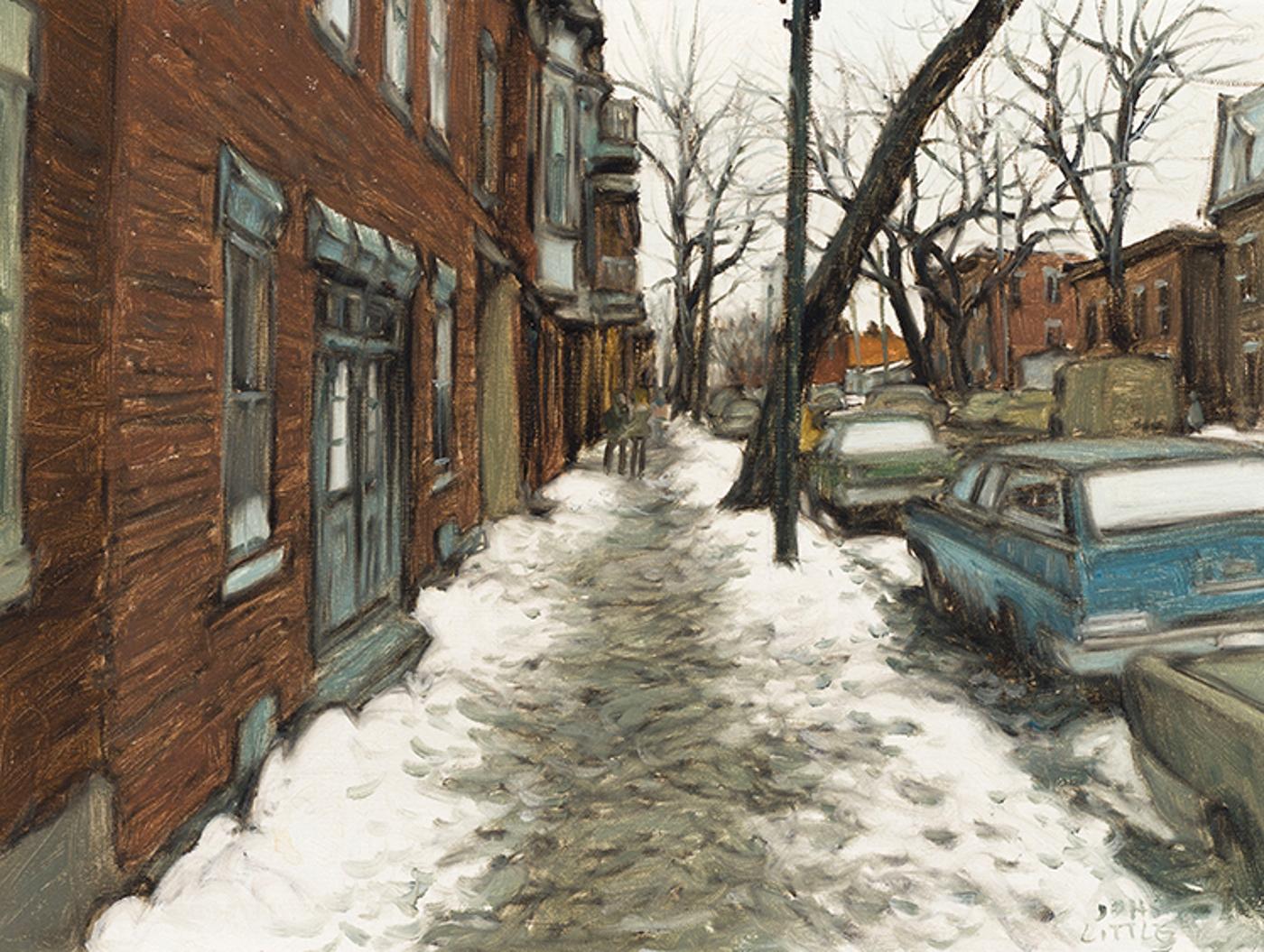 John Geoffrey Caruthers Little (1928-2024) - Rue Plessis, Lafontaine, Montreal