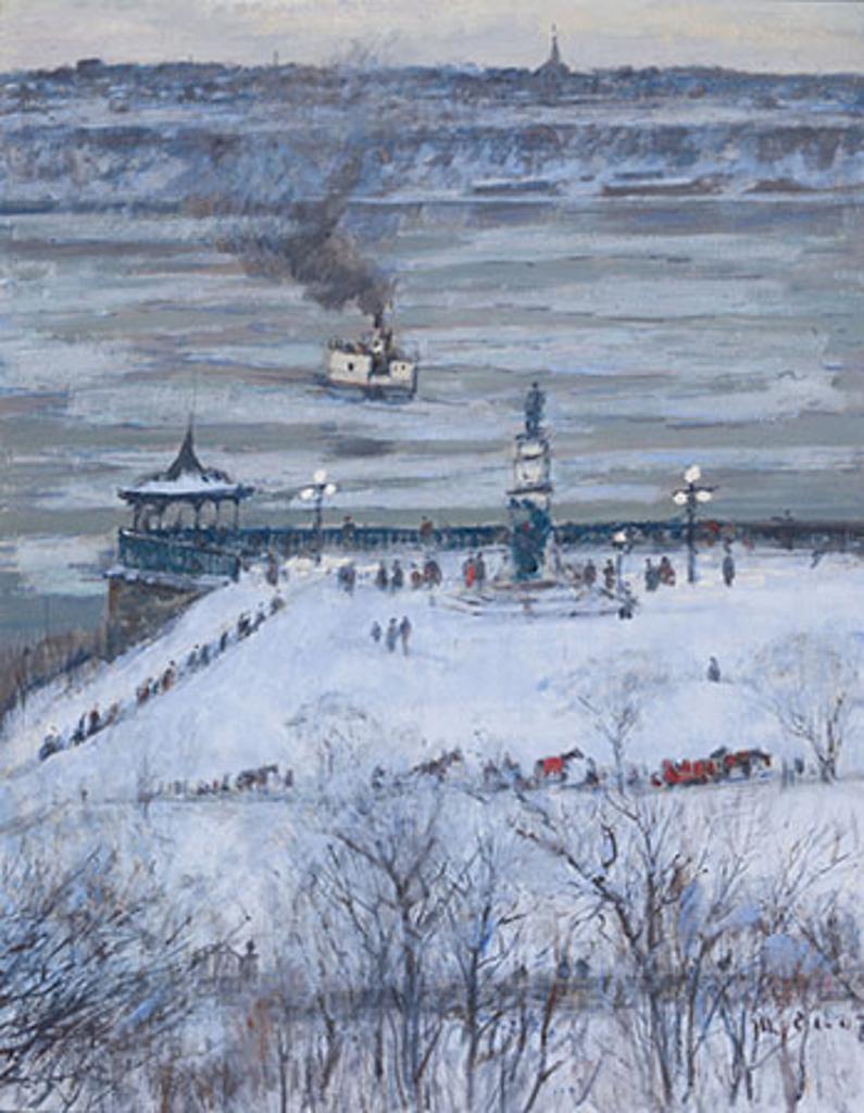 Robert Wakeham Pilot (1898-1967) - Twilight on the Terrace, Quebec