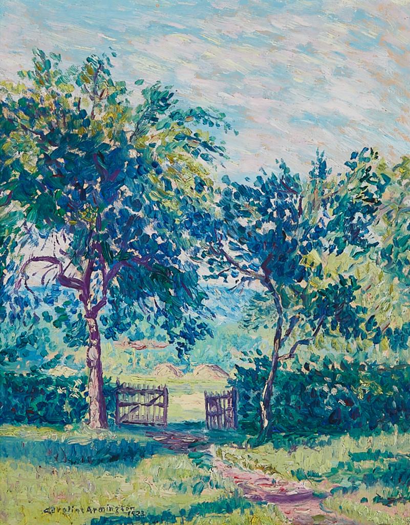 Caroline Helena Armington (1875-1939) - L'entrée Du Verger À Bizy, 1923